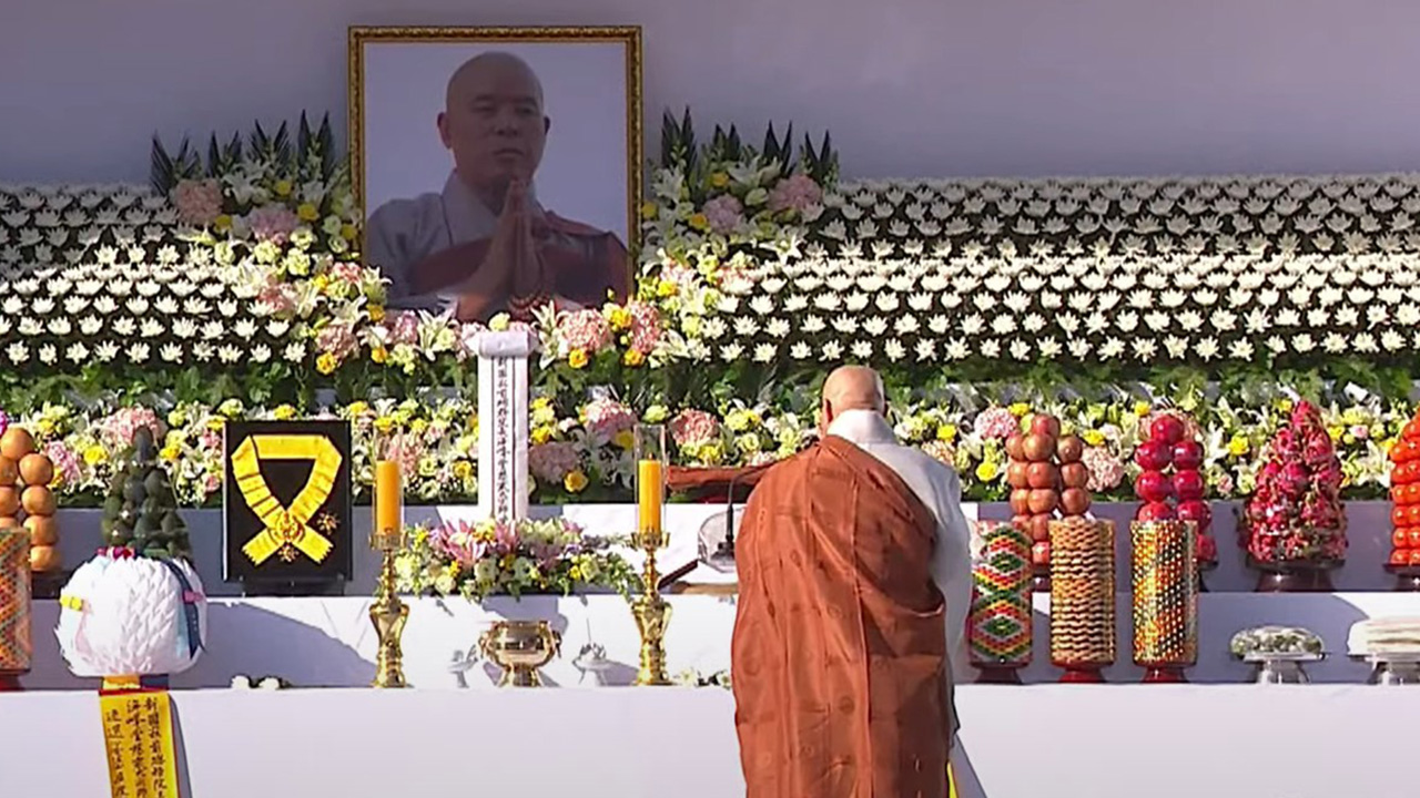 자승스님 영결식, 종단장으로 엄수‥다비식은 용주사에서 봉행