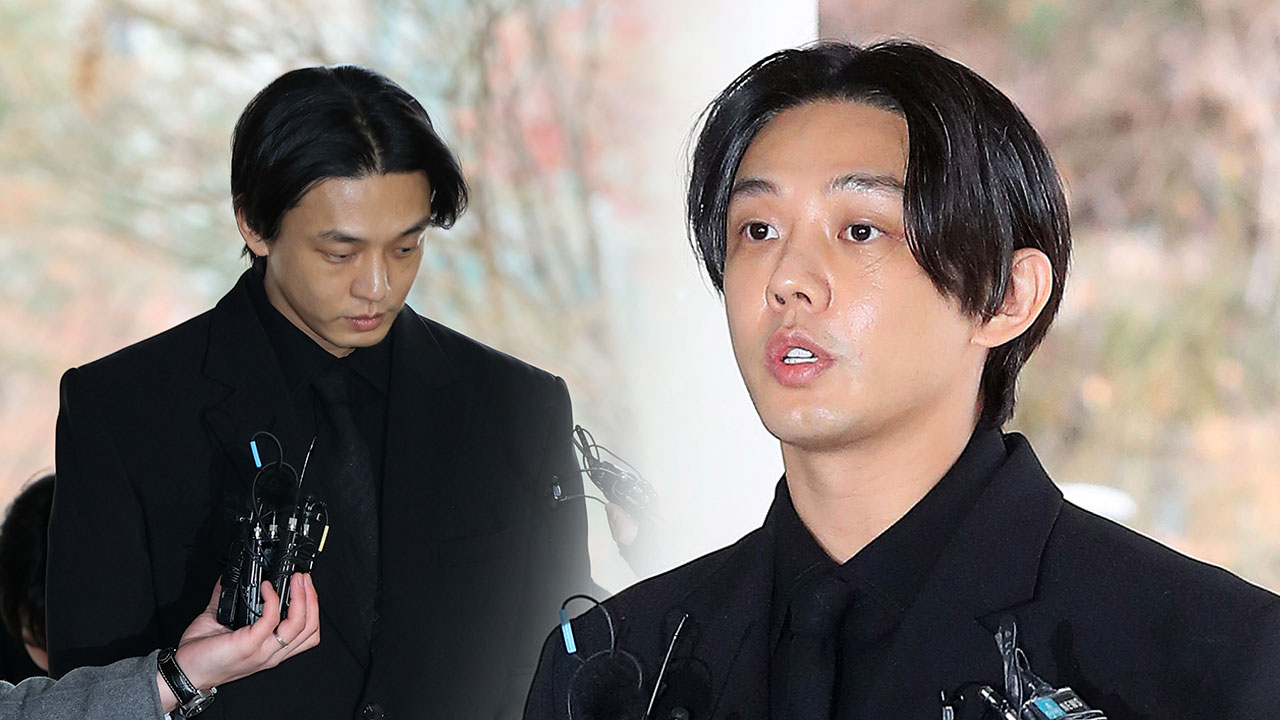 유아인 첫 재판 출석 "실망시켜 죄송‥재판에서 설명할 것"