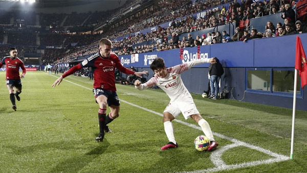 '이강인 84분 활약' 마요르카, 오사수나에 0-1 패‥경고 누적으로 다음 경기 결장