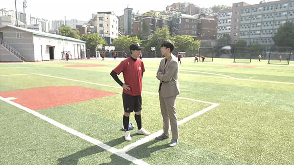 '왼손 150km' 황준서 "서현이 형한테 먼저 연락 왔어요"