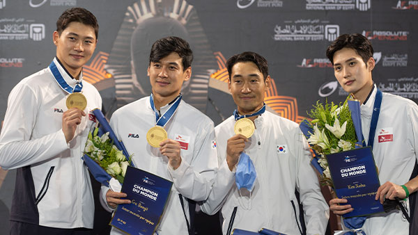 펜싱 남자 사브르·여자 에페, 아시아선수권 단체전 우승