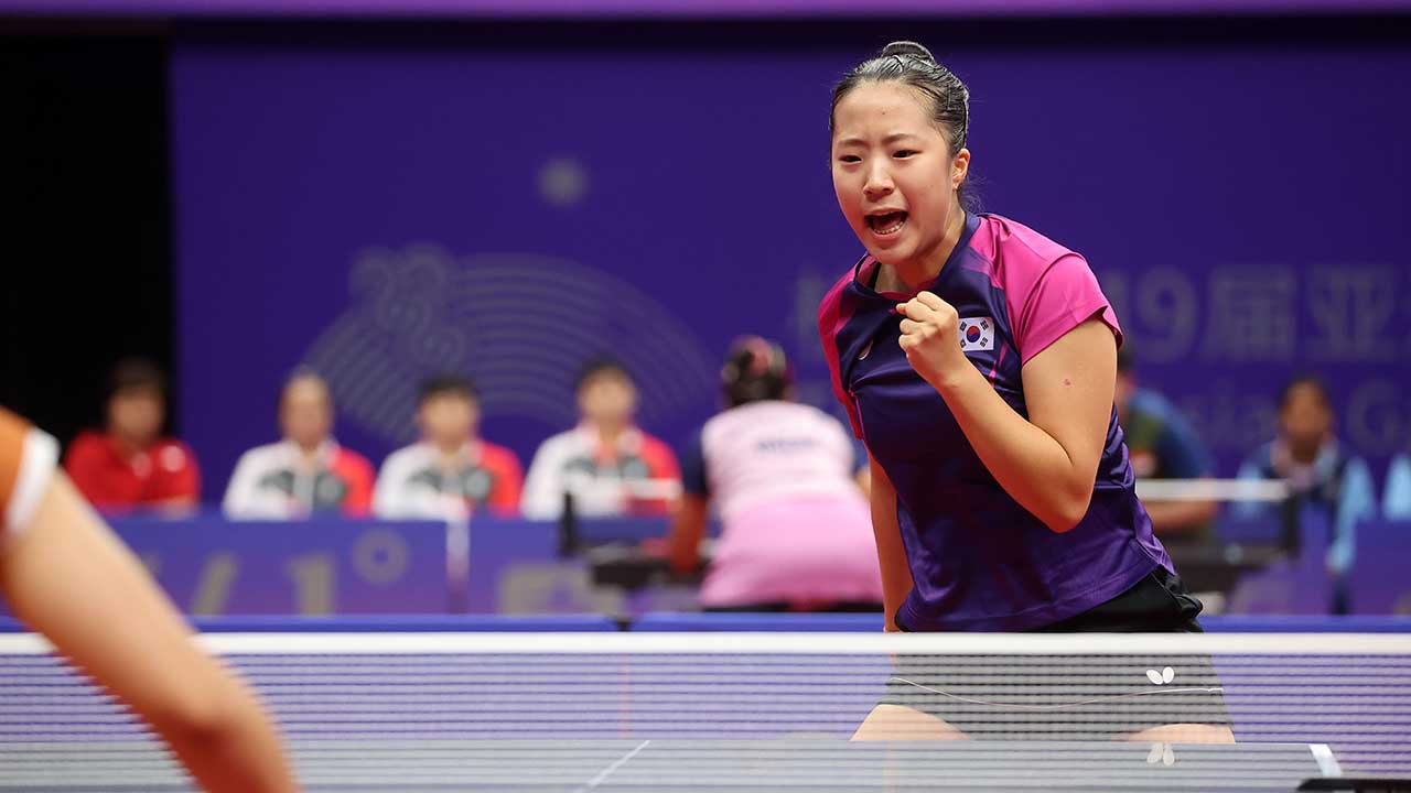 [아시안게임] 한국 탁구, 남녀 단체전 나란히 동메달 확보