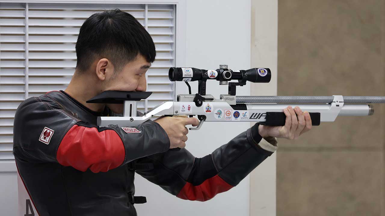 [아시안게임] 한국 사격, 남자 10m 러닝타깃 단체전 금메달