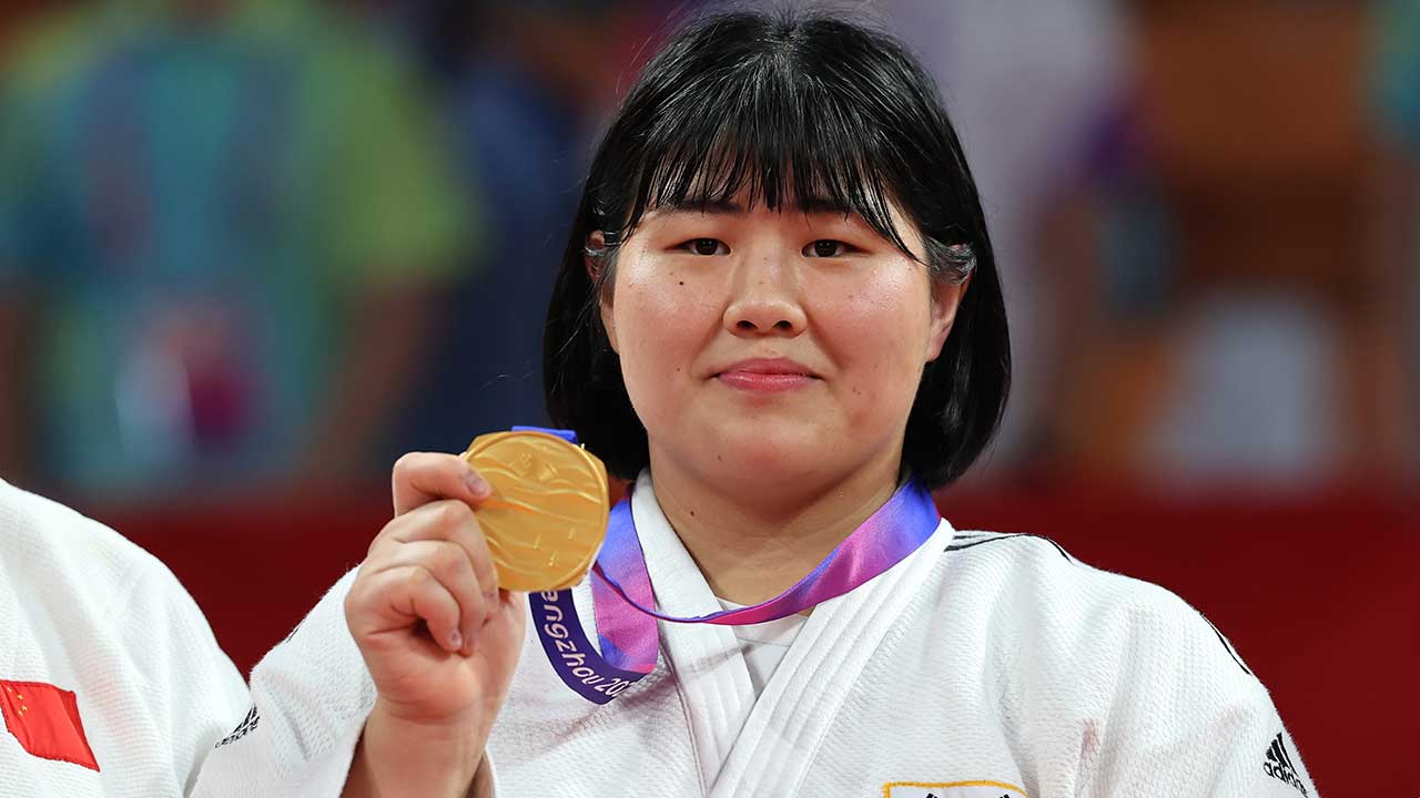 [아시안게임] 유도 김하윤, 여자 78kg 이상급 우승‥유도 첫 금메달