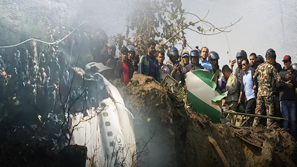 네팔 추락 여객기 실종자 수색 오늘 재개