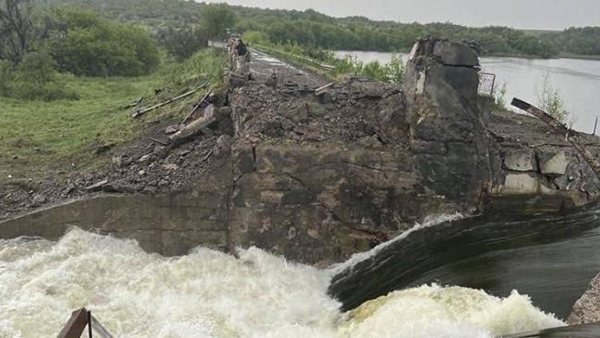 러시아 홍수를 무기로‥우크라이나 댐 공격 