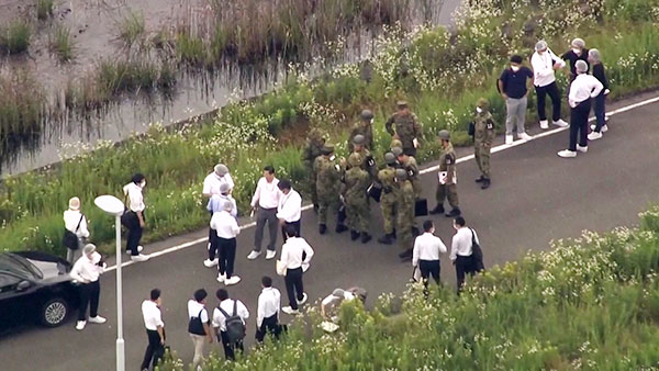 일본 자위대 사격장서 후보생 총격에 3명 사상‥용의자 체포