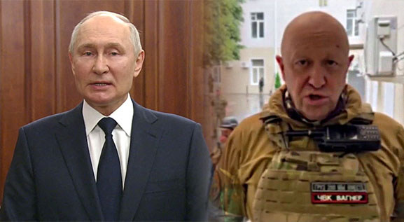 뉴스위크 "푸틴, 프리고진 반란 때 모스크바 수백㎞ 밖으로 피신"