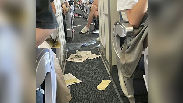 "천장에 쾅쾅 부딪혀"‥중국 여객기 난기류로 승객·승무원 부상