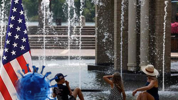 미국, 폭염 속 코로나19 재확산 조짐‥"에어컨 피서가 원인"