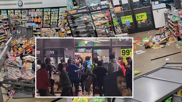 미국 시카고 흑인 청소년 수백명 도심서 또 집단난동‥40명 체포