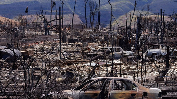 하와이 산불 참사 사망자 100명 넘어섰다‥신원확인 4명뿐