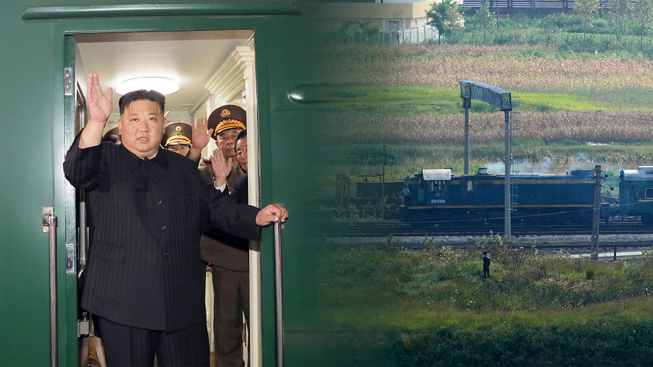 교도통신 "해시 게임 바카라 위원장 탄 열차, 러시아 국경도시 하산 도착"