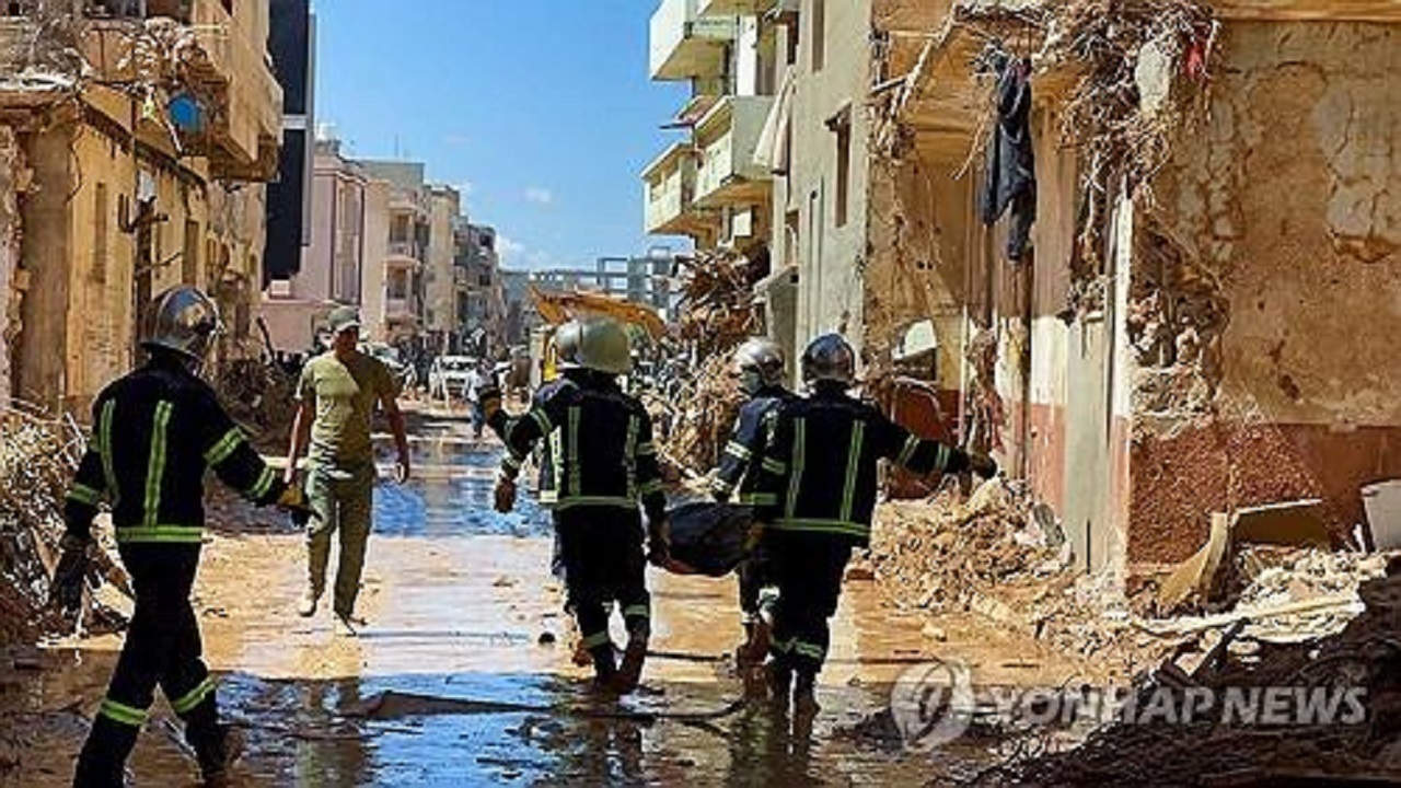 리비아적신월사 "대홍수 사망자 1만1천300명으로 늘어"