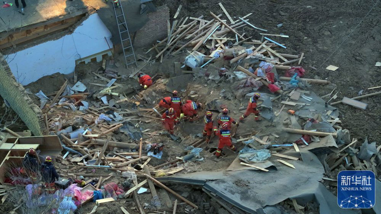 중국 서북부 간쑤성 규모 6.2 강진‥118명 사망·587명 부상