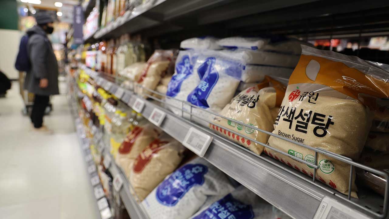 세계식량가격 하락세 지속‥설탕값은 두 달 연속 상승