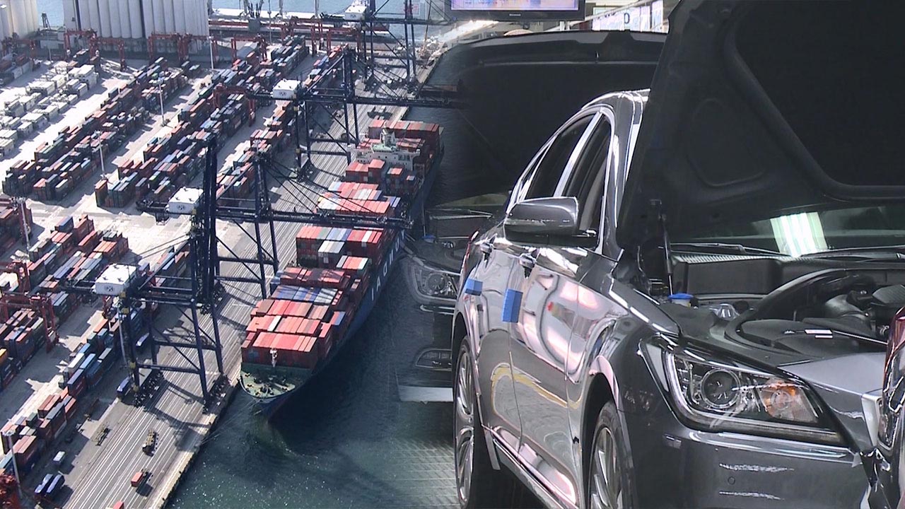 '수출효자' 자동차 상반기 수출 370억달러‥역대 최대 경신