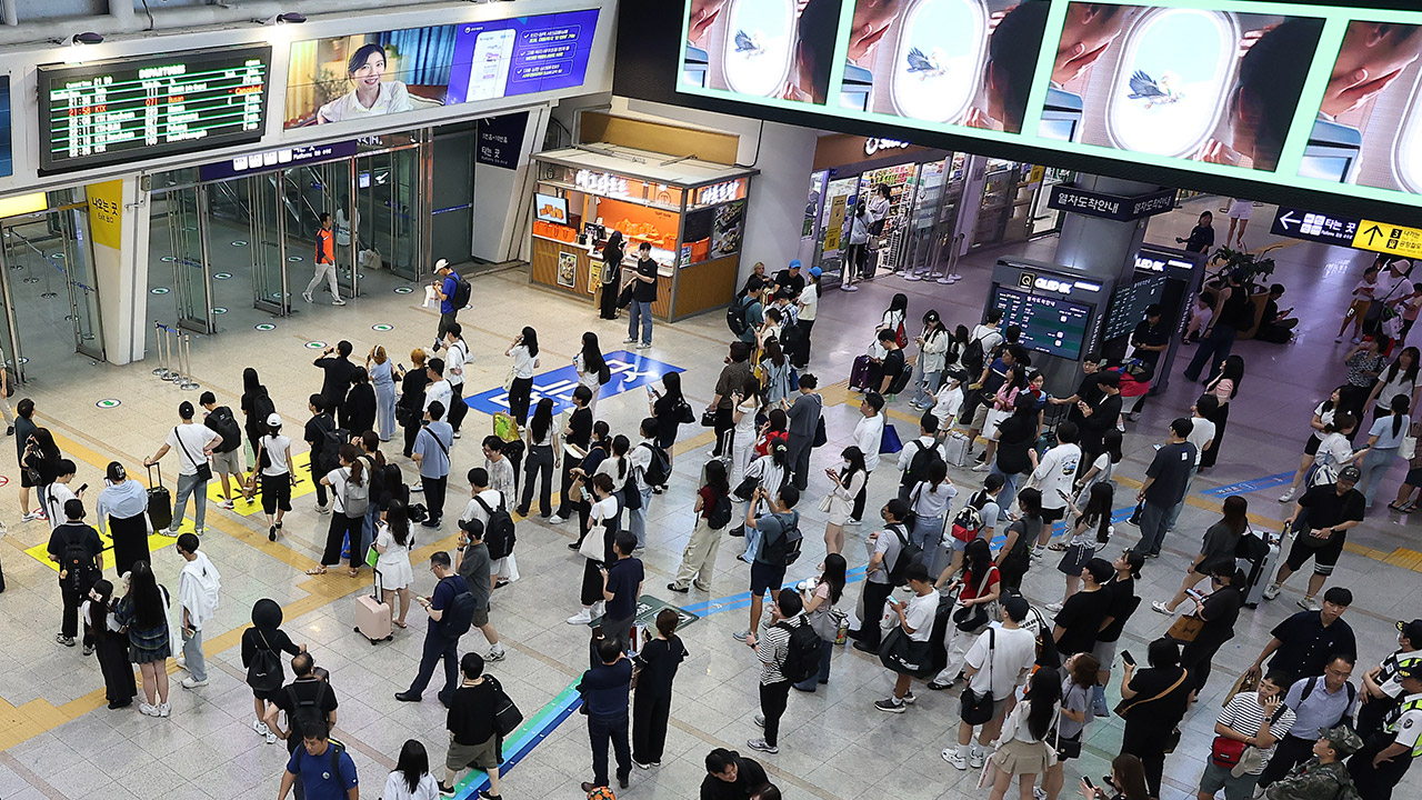전주∼익산역 전기공급 장애로 KTX·SRT 11대 지연 사태