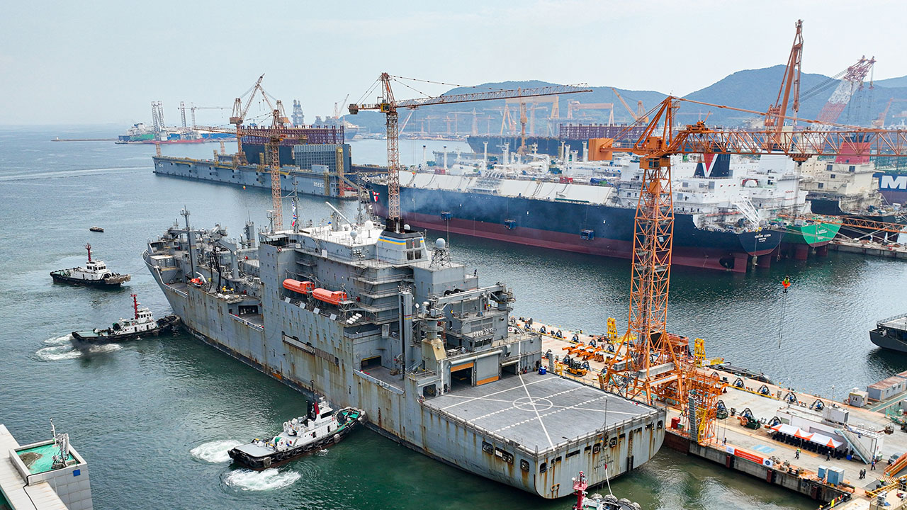 "美조선업 한국 협력 필요" 트럼프 발언에 조선株 일제히 급등