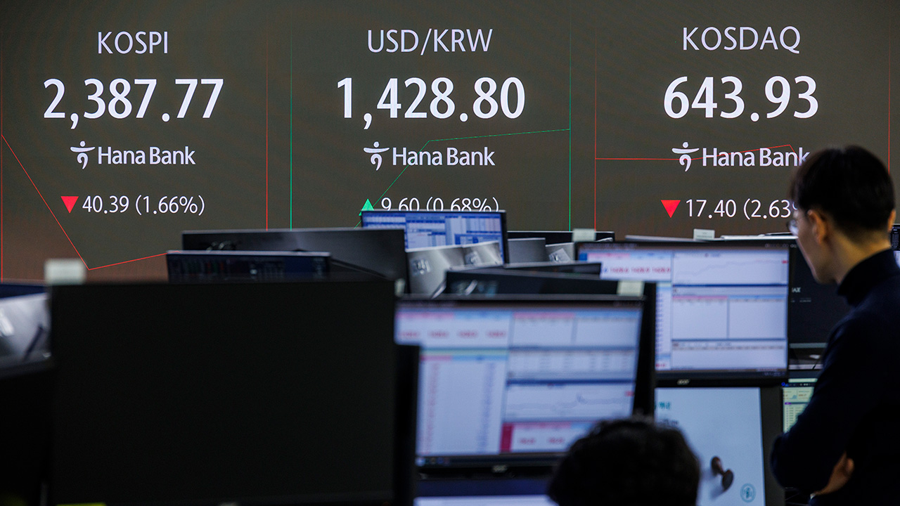 계엄·탄핵 정국에 에볼루션 바카라 연저점‥나흘간 시총 118조 증발