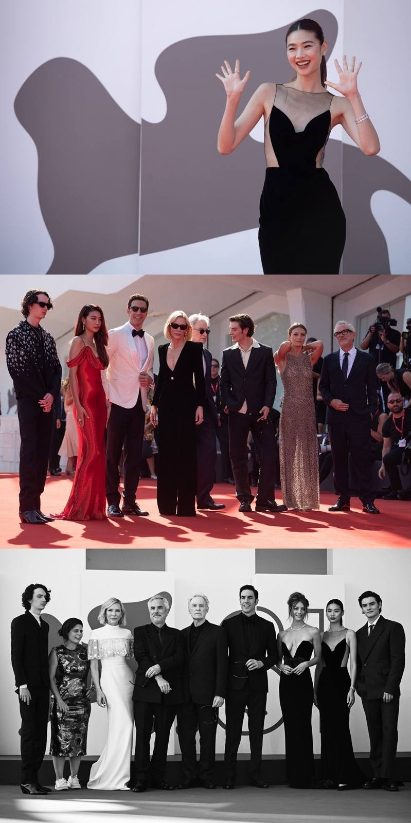 5분간 기립 박수 정호연 케이트 블란쳇과 어깨 나란히 (베니스국제영화제)