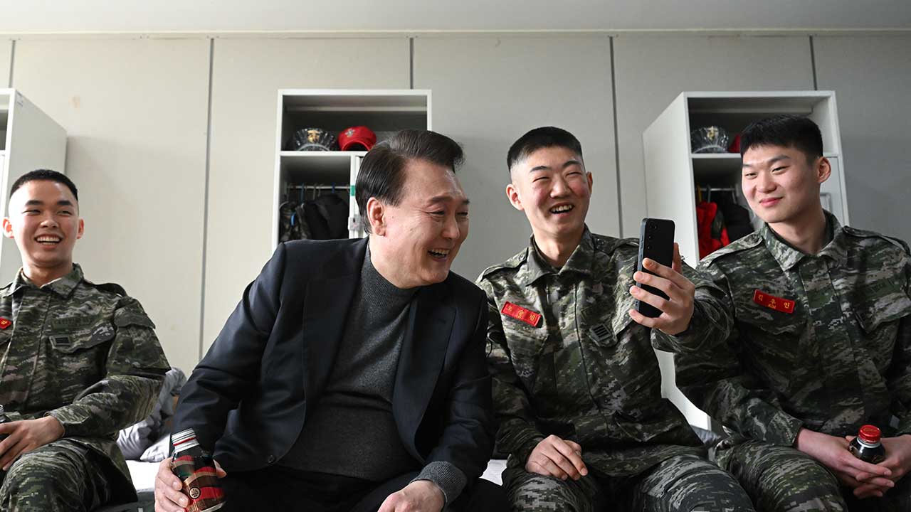 '고강도 훈련 지원' 해병 요청에‥윤 대통령 "올해 국운 뻗치려나 보다"
