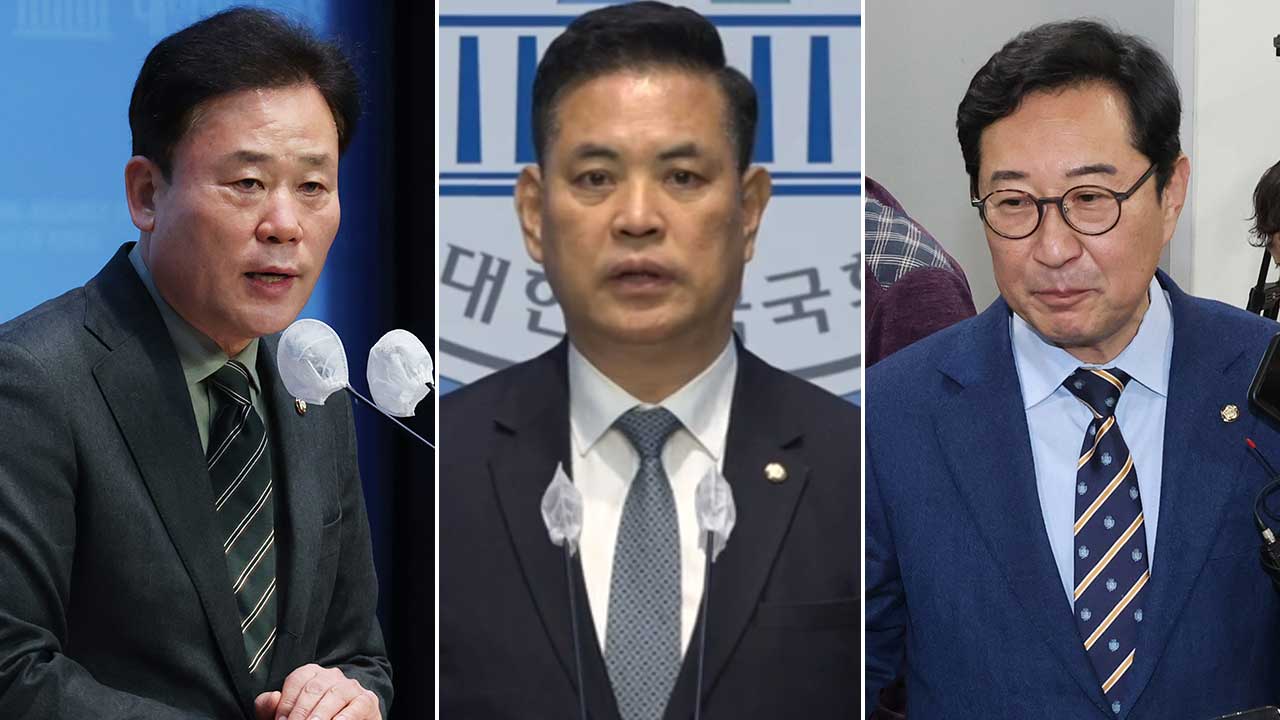 민주당 '비명' 송갑석·박영순·김한정, 현역 하위 평가