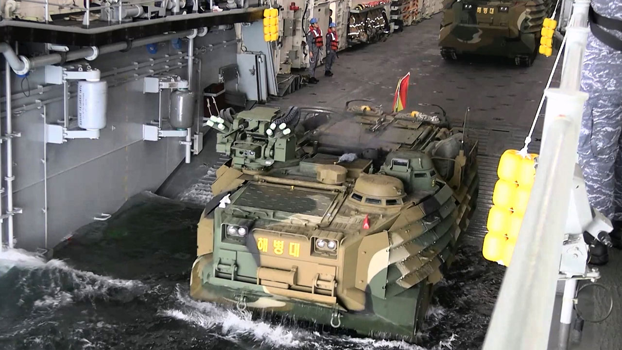 해군·해병대, 미국·태국군과 '코브라골드' 연합상륙훈련