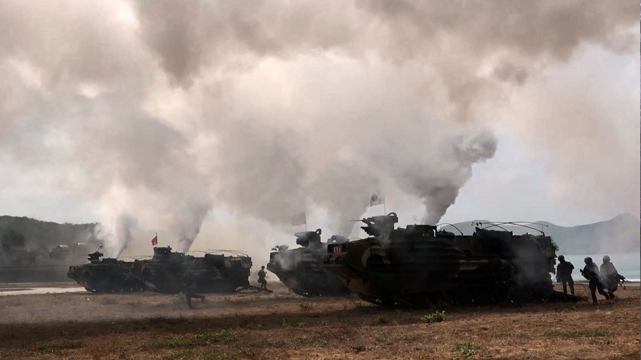 해군·해병대, 미국·태국군과 '코브라골드' 연합상륙훈련