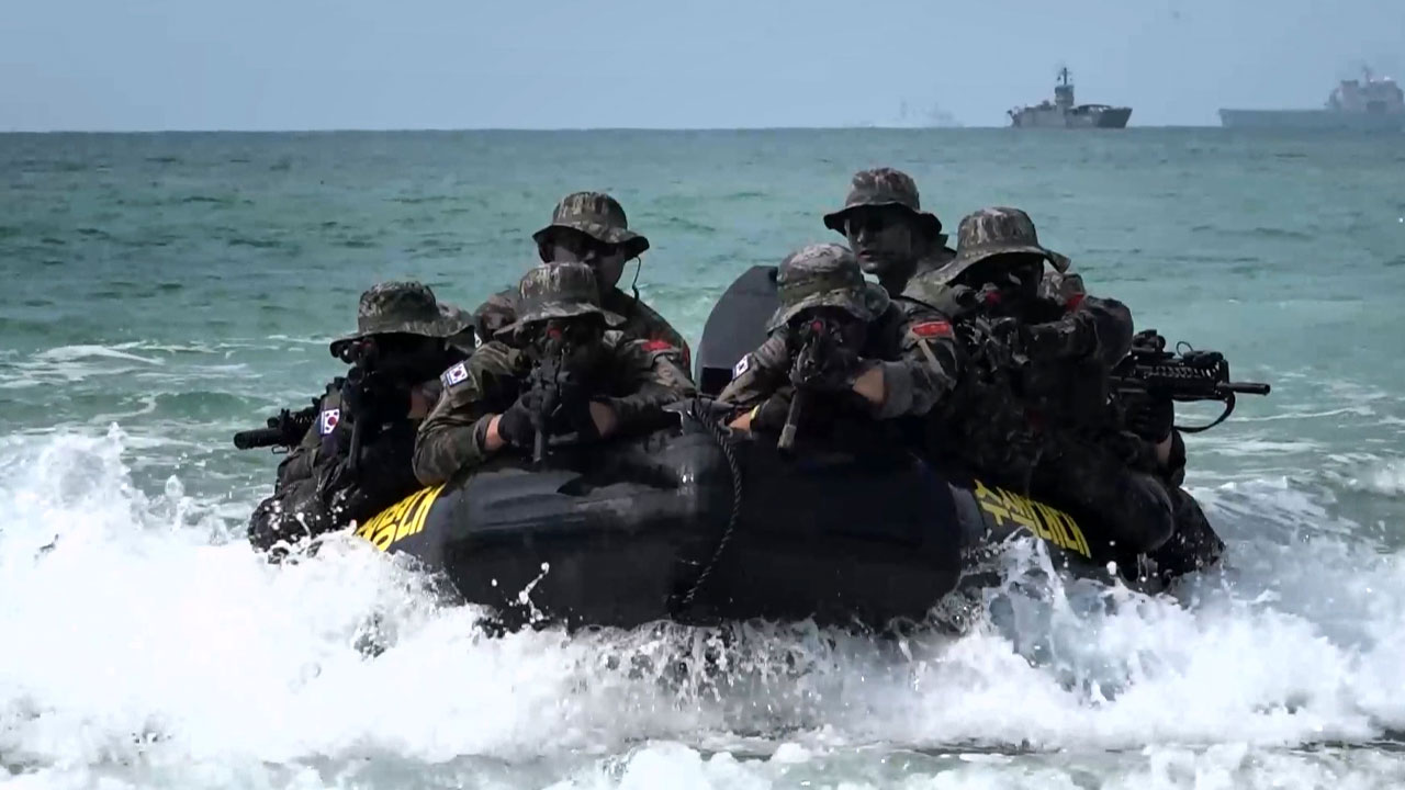 해군·해병대, 미국·태국군과 '코브라골드' 연합상륙훈련