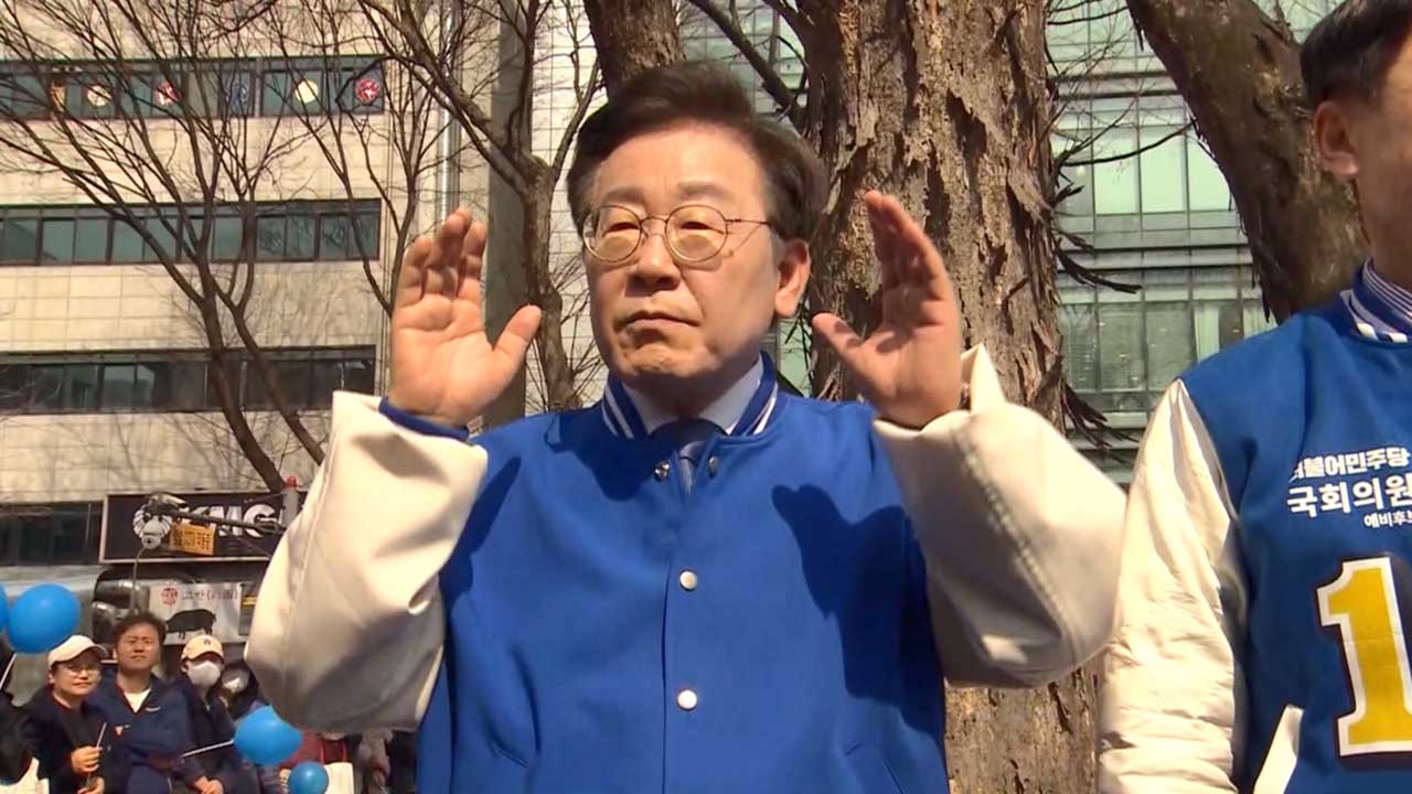 이재명, 선거운동 첫 주말 서울 한강벨트 집중 공략
