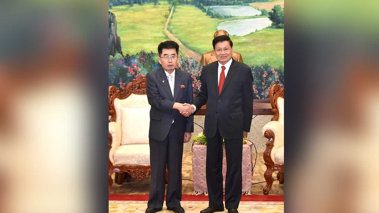 北노동당 국제부장 라오스 방문‥"자위적 국방 강화정책" 강조