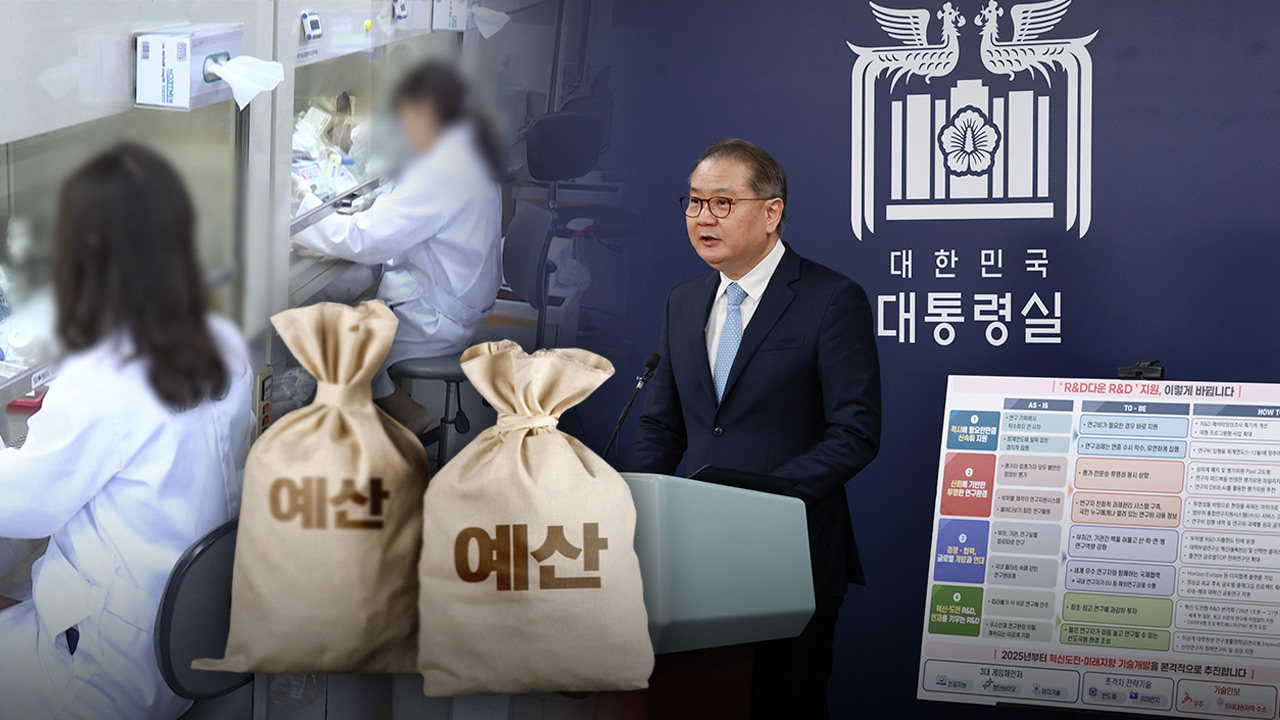 33년간 삭감 없던 R&D 삭감해놓고‥대통령실 "증액이 일관된 정부입장"