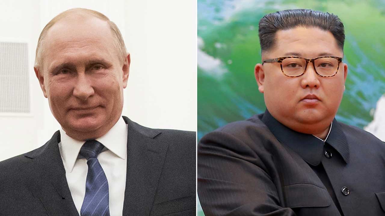 김정은, 푸틴에 러시아 남부 홍수 피해 위로 전문