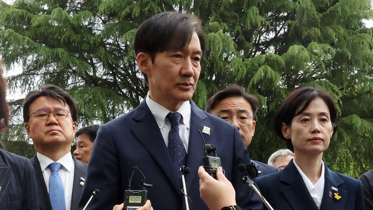 조국, 채 상병 모교서 추모행사‥"채 상병 특검법 통과돼야"