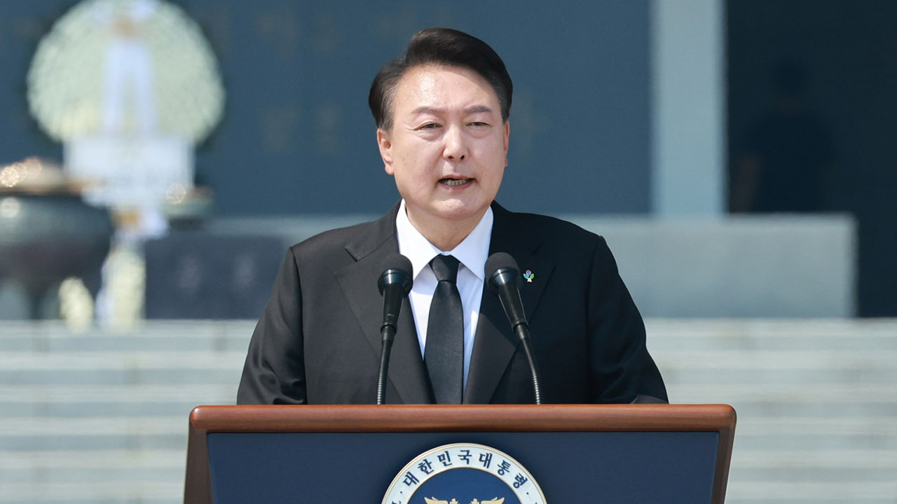 윤 대통령 "북한, 비열한 도발까지 감행‥평화는 힘으로 지키는 것"