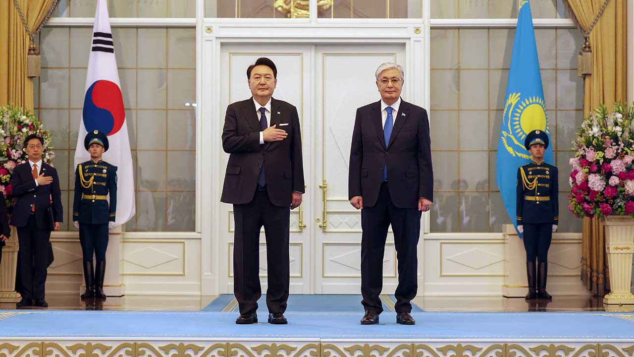 윤 대통령, 오늘 카자흐 총리 면담‥우즈베크로 출발