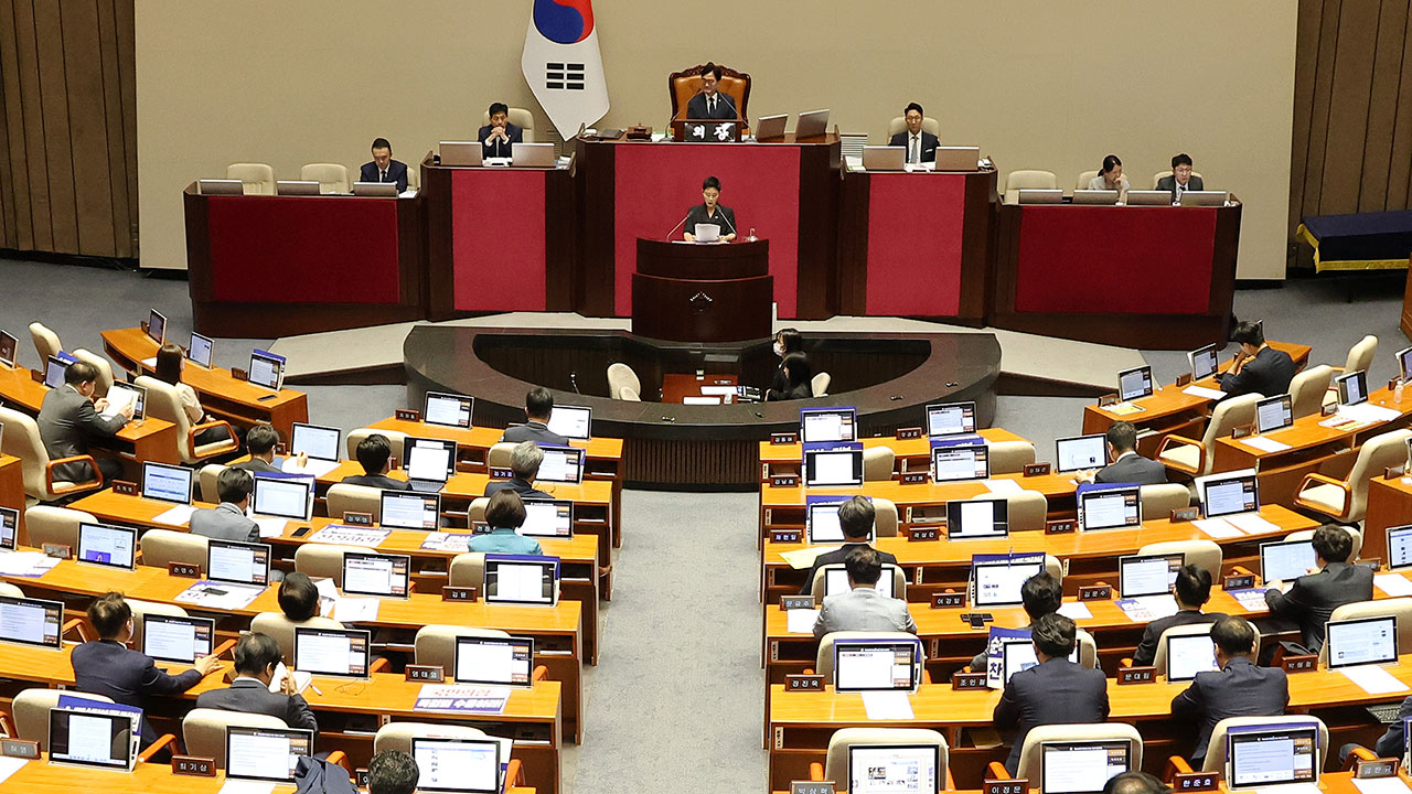 [속보] '교육방송법' 국회 본회의 상정‥여당, 4차 필리버스터 시작