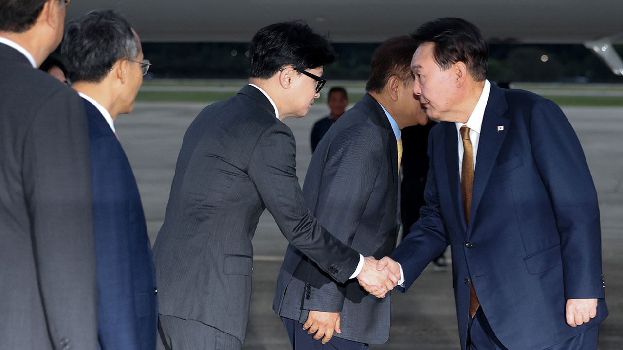 대통령실, 한동훈 '대통령 독대 요청'에 "상황 지켜보자"