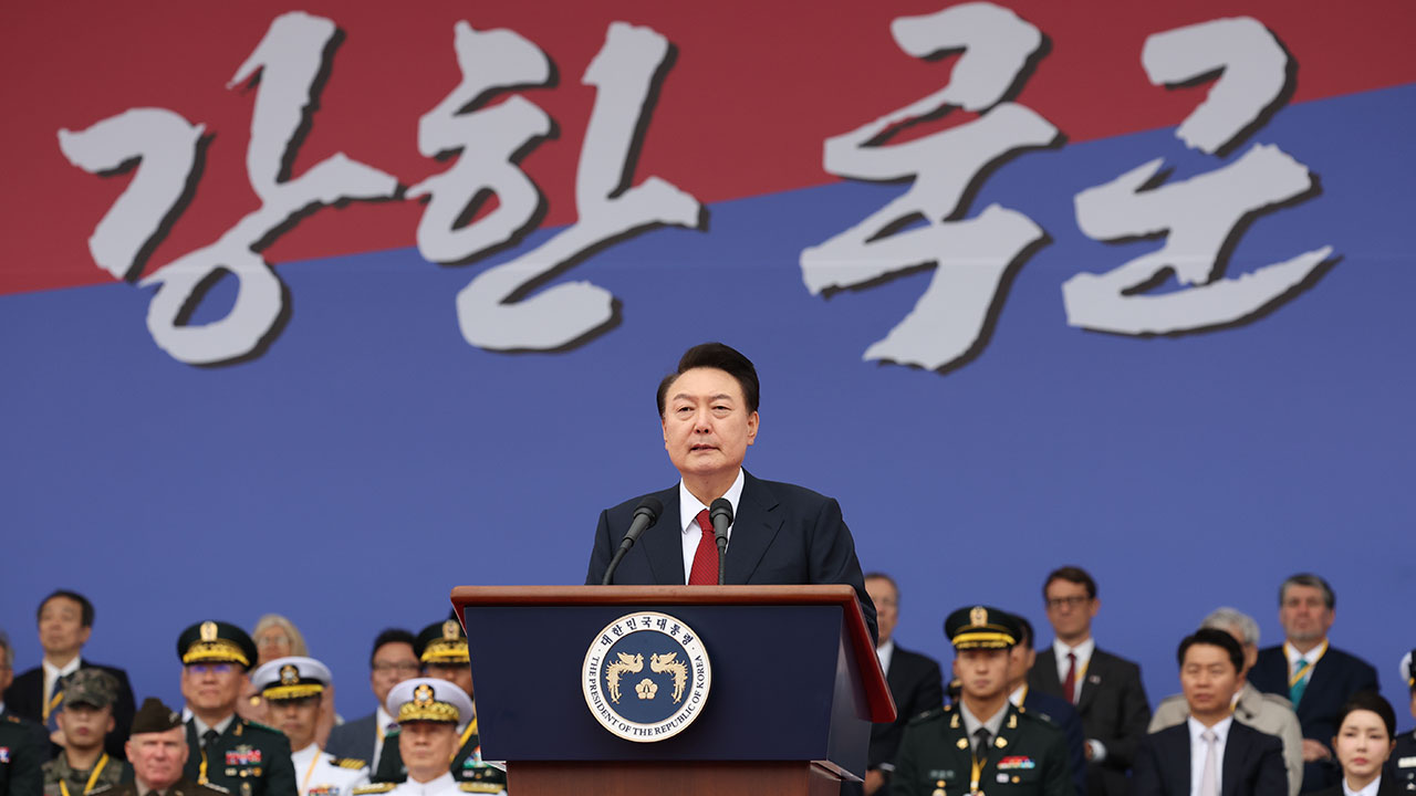 윤 대통령 "北, 핵무기 사용 기도하는 그날이 정권 종말의 날"