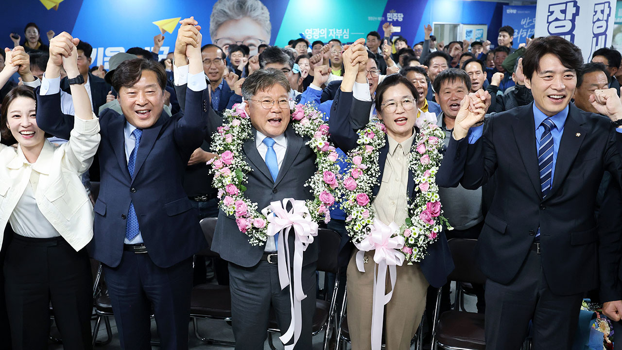 '3파전' 전남 영광군수에 민주 장세일 당선‥41.09% 득표