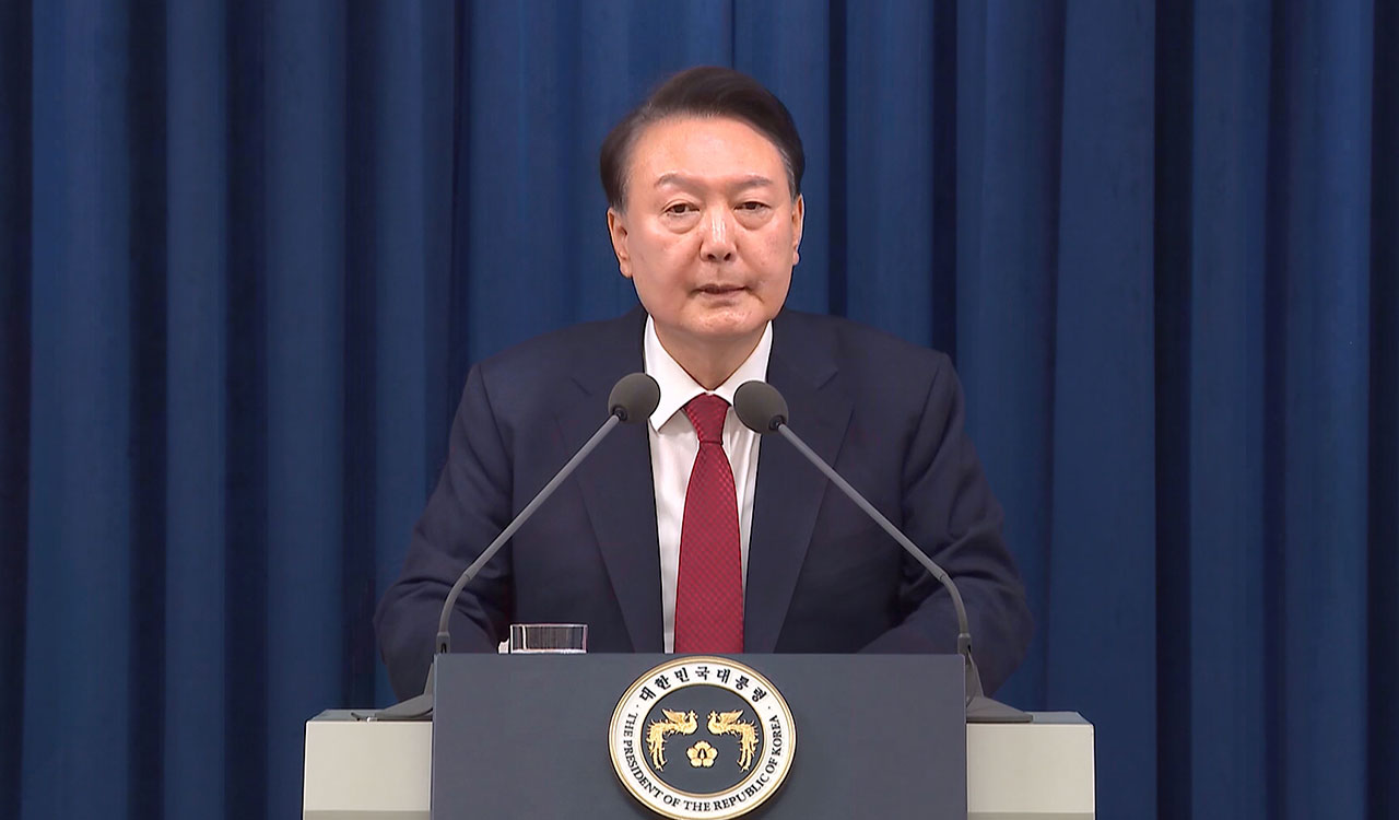 [속보] 윤 대통령, 한동훈·추경호와 수습책 논의‥"야당 폭주 알리려 계엄"