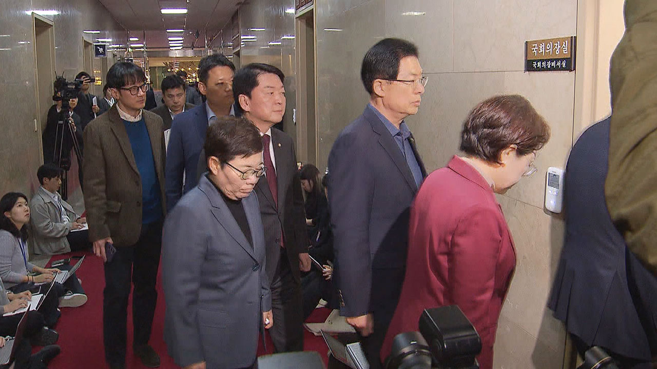 국민의힘 중진바카라사이트 홈런, 우원식 항의방문‥"윤석열 탄핵안 상정 토요일 피해달라"