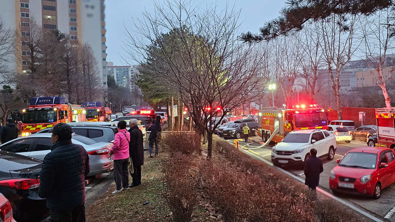 경기 군포서 아파트 화재로 50대 남성 숨져