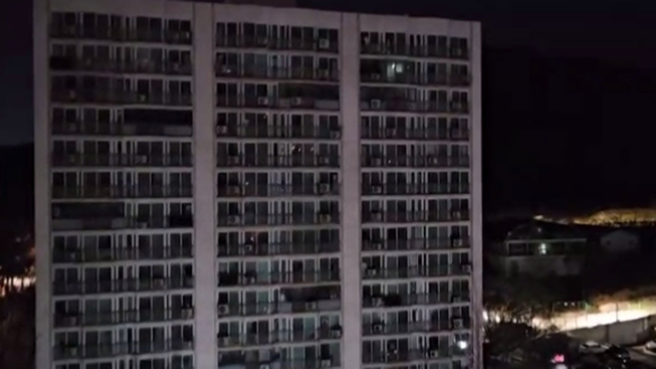 추위 속 서울 상계동 아파트 정전‥3시간만 복구