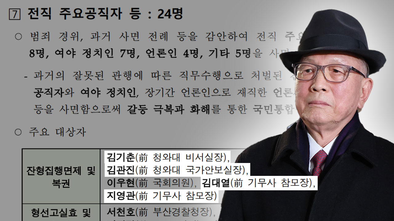 왕이 내리는 은총인가‥대통령 사면권 남용 견제 방법은? [서초동M본부]