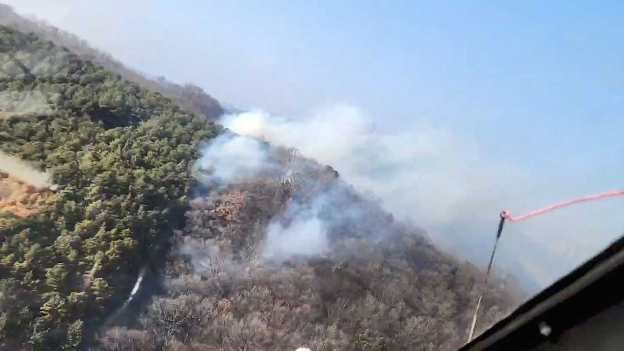 경기 화성시 매송면 산불‥다친 사람 없어