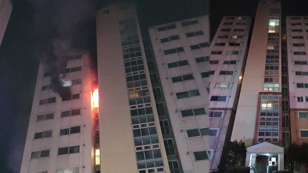 경기 광주시 아파트서 화재로 일가족 참변‥1명 사망·2명 중상