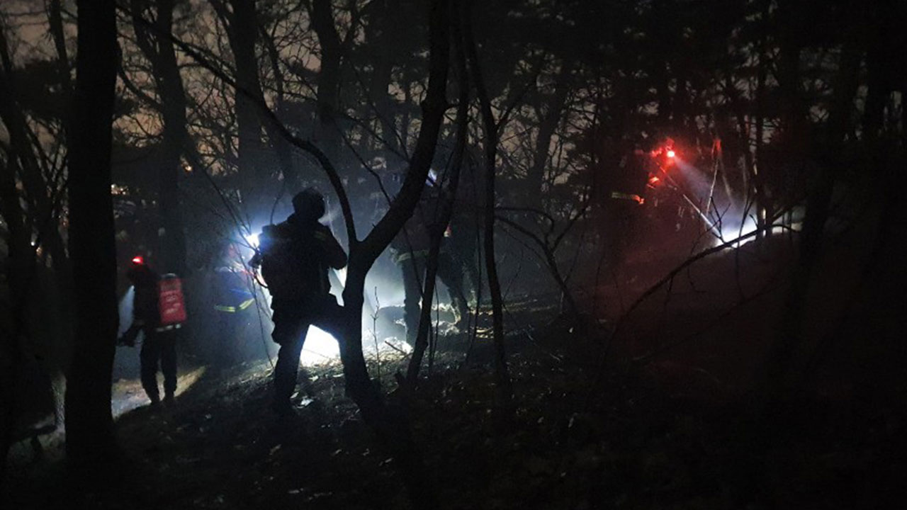 충북 음성 산불 30여분 만에 진화‥인명피해 없어