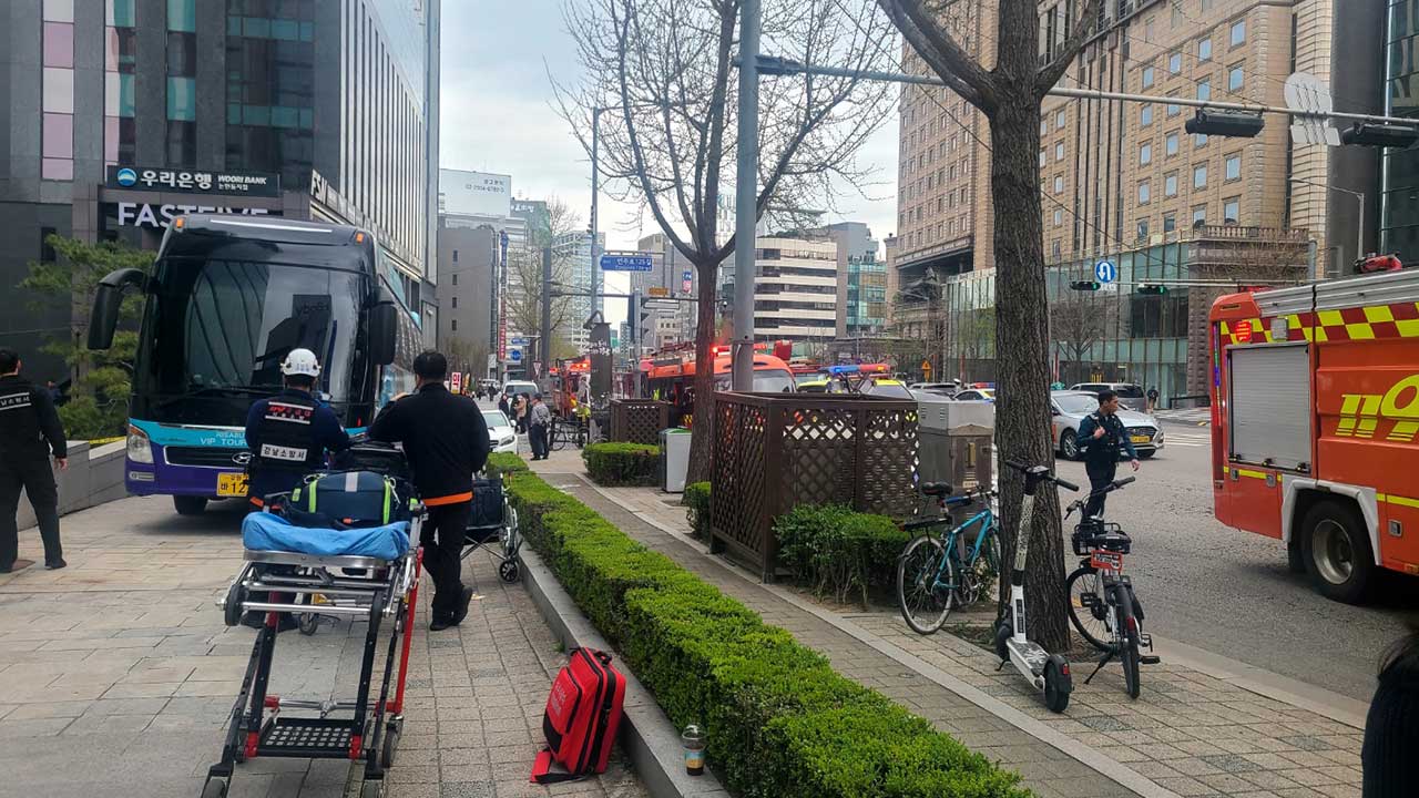 서울 강남구 병원 지하주차장서 화재‥190여 명 대피